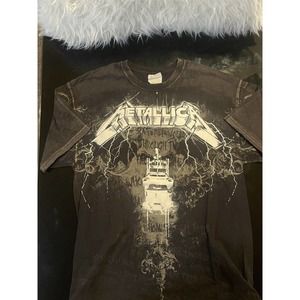 Vintage Metallica Electric chair Rare AOP 2006 Concert Band T Shirt